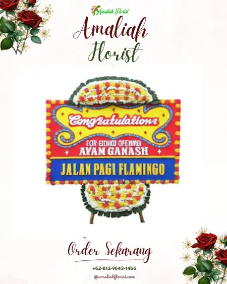 Sewa Papan Bunga Burangrang